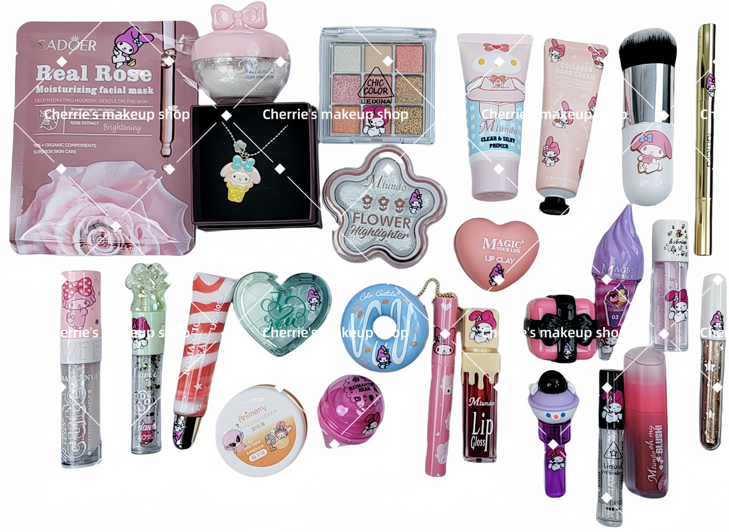 Makeup Bundle(35 items)+Big Eyeshadow(FREE SHIPPING)